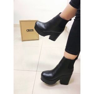 ASOS Chunky Block Heel Chelsea Boots